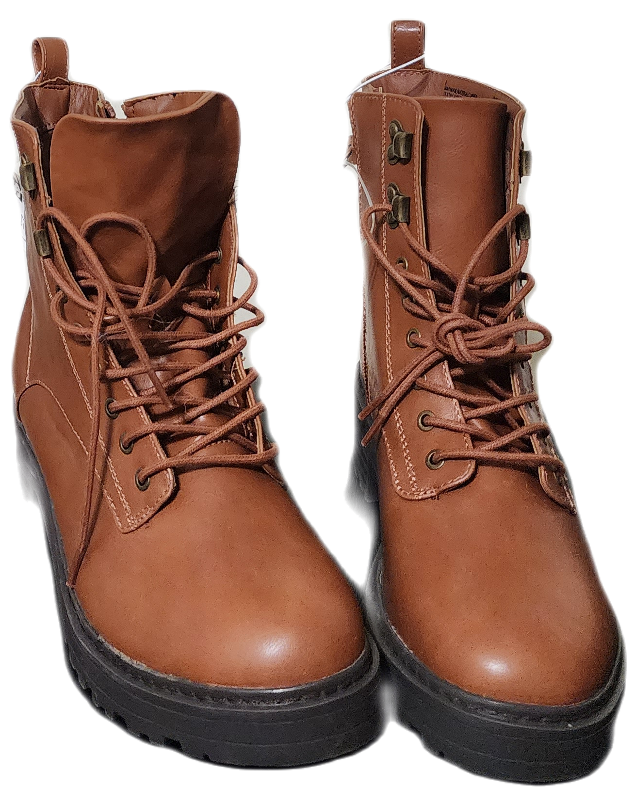 Brown Combat Boots