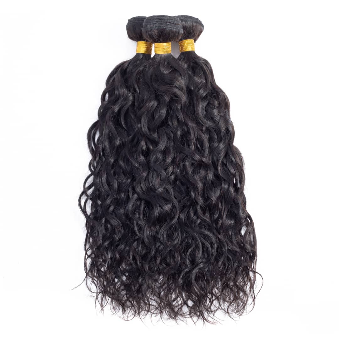 Glow-Up BeuMAX 10A Grade 3/4 Bundles Water Wave Peruvian Human Hair Extensions