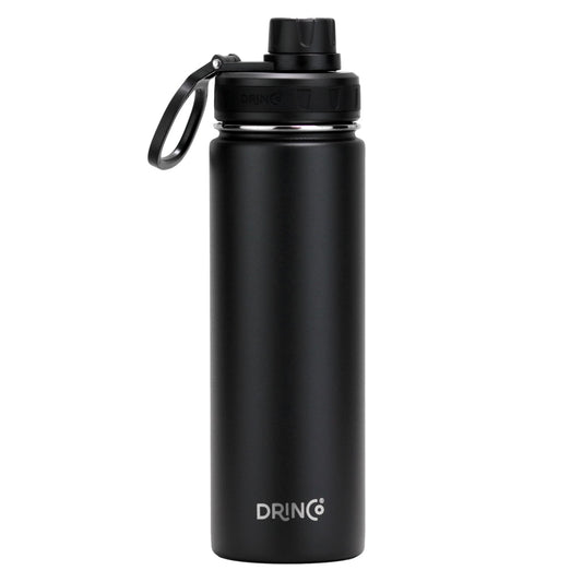 💧 Clicia's Joy Premium 22oz Stainless Steel Sport Bottle - Black