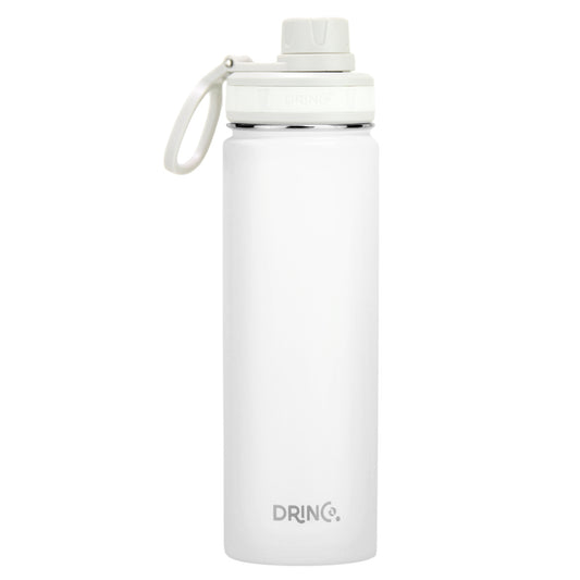 💧 Clicia's Joy Premium 22oz Stainless Steel Sport Bottle - Artic White