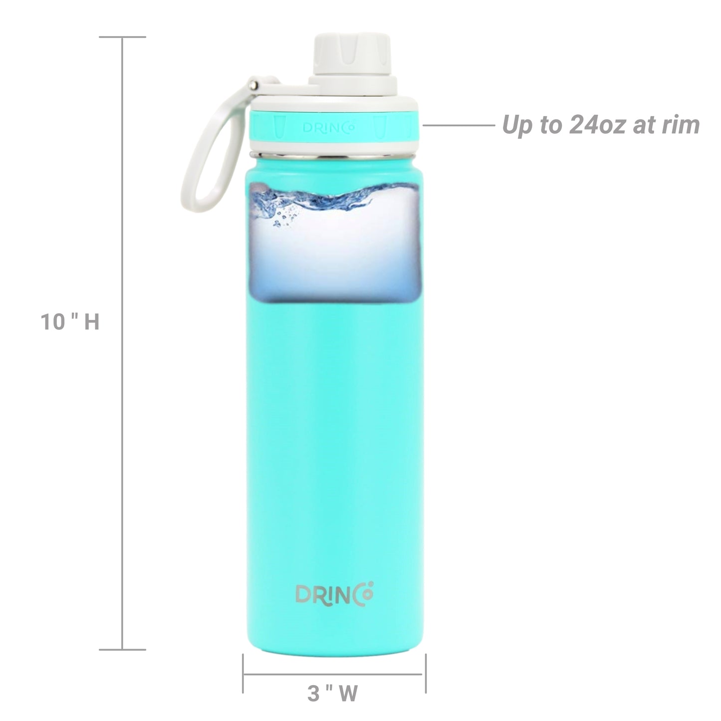 💧 Clicia's Joy Premium 22oz Stainless Steel Sport Bottle