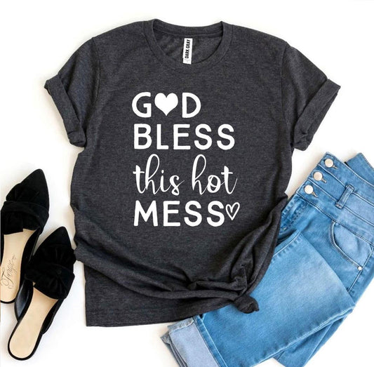 Clicia's Joy God Bless This Hot Mess™ Graphic Tee