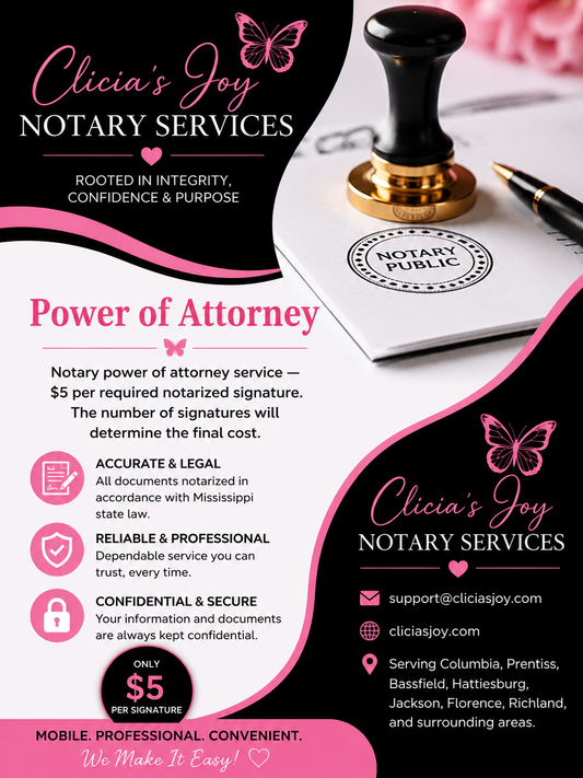 Power of Attorney
