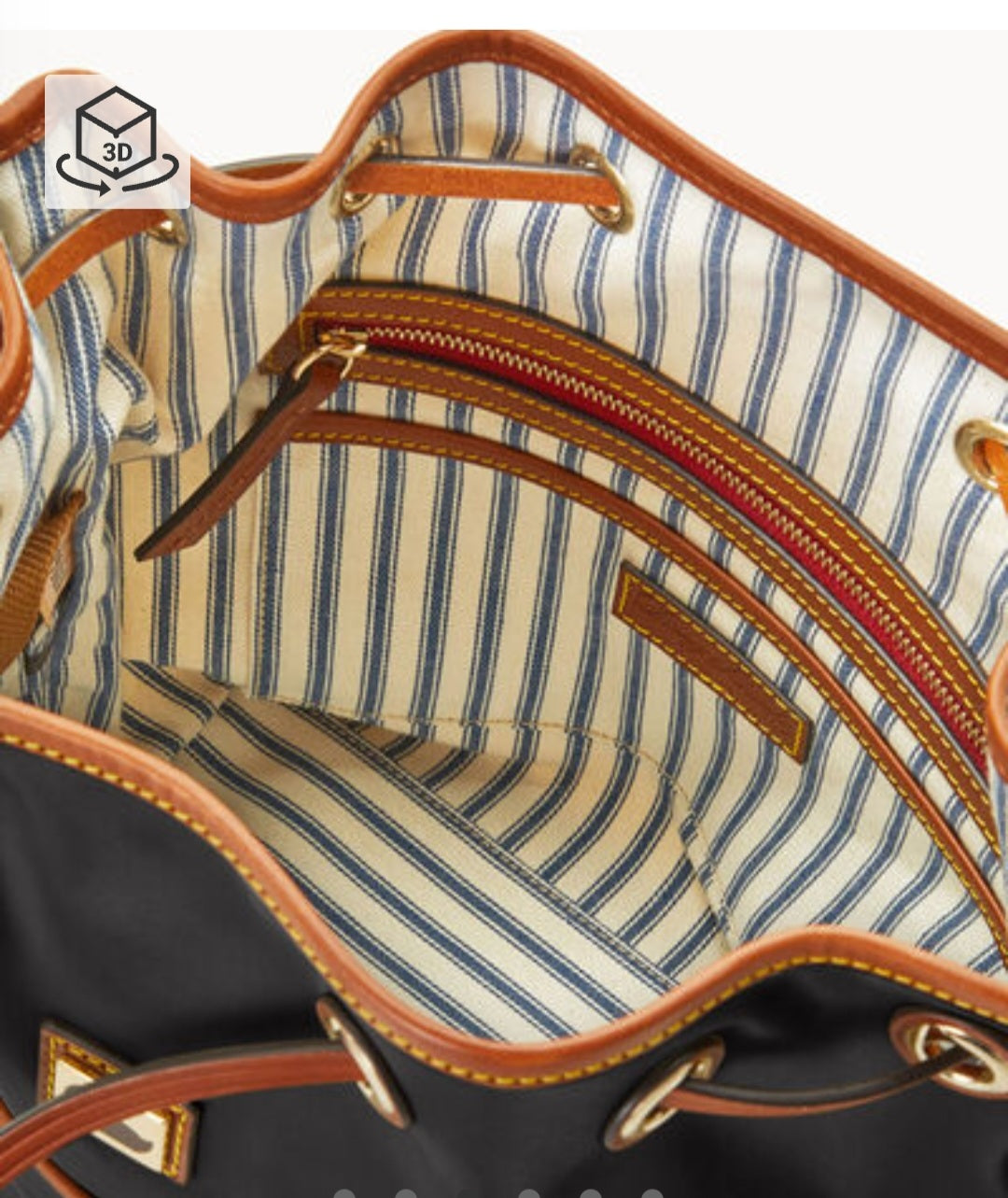 Dooney & Bourke Wayfarer Large Drawstring Style Bag BCAMD1766BLKR