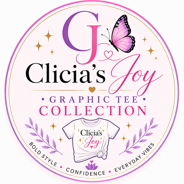 💜 Clicia's Joy GLOW-UP Graphic Tees Collection