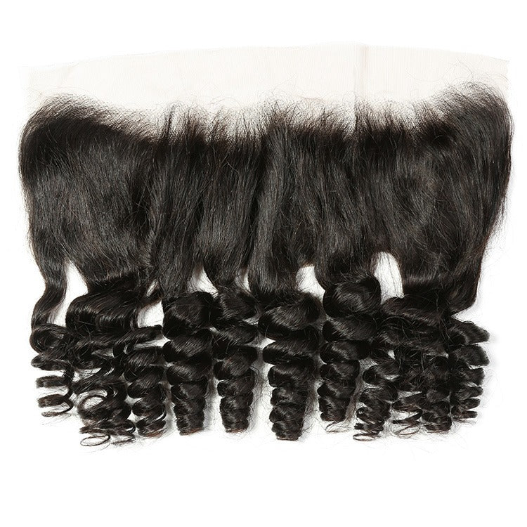 Glow-Up 10A Grade Brazilian 3/4 Funmi Hair Human Hair bundles with 4x4 Closure