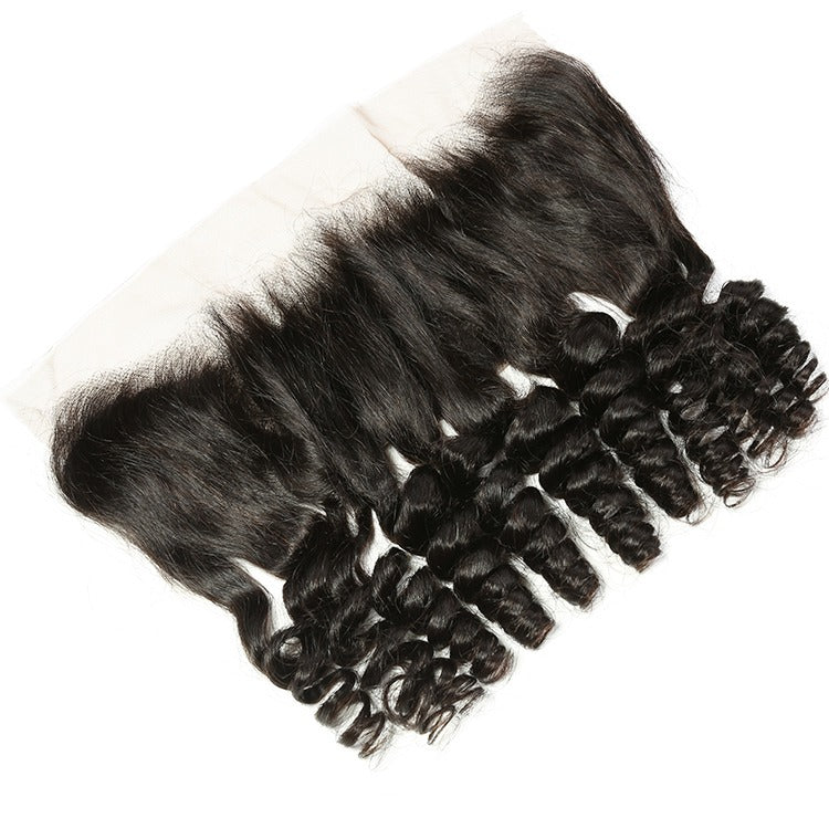 Glow-Up 10A Grade Brazilian 3/4 Funmi Hair Human Hair bundles with 4x4 Closure