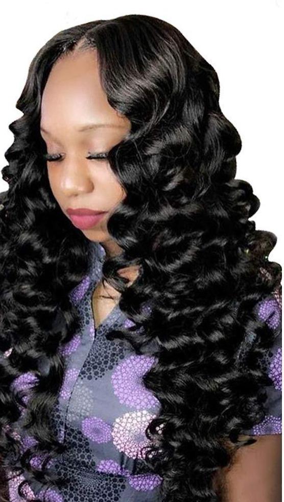 Glow-Up BeuMAX 10A Grade 3/4 Loose Wave Bundles Peruvian Human Hair Extensions