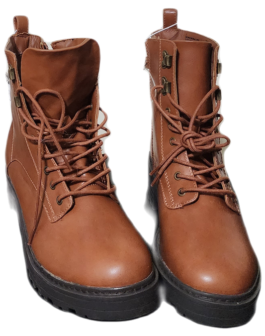 Brown Combat Boots