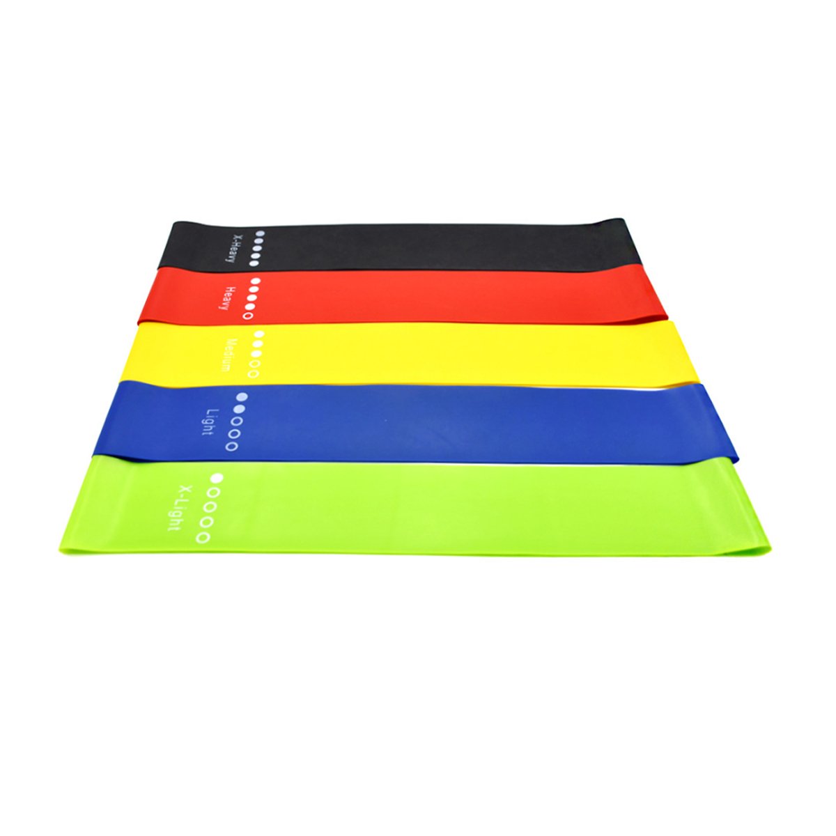 💪 Clicia's Joy Flex & Stretch Resistance Band Set – 5 Piece Fitness Kit