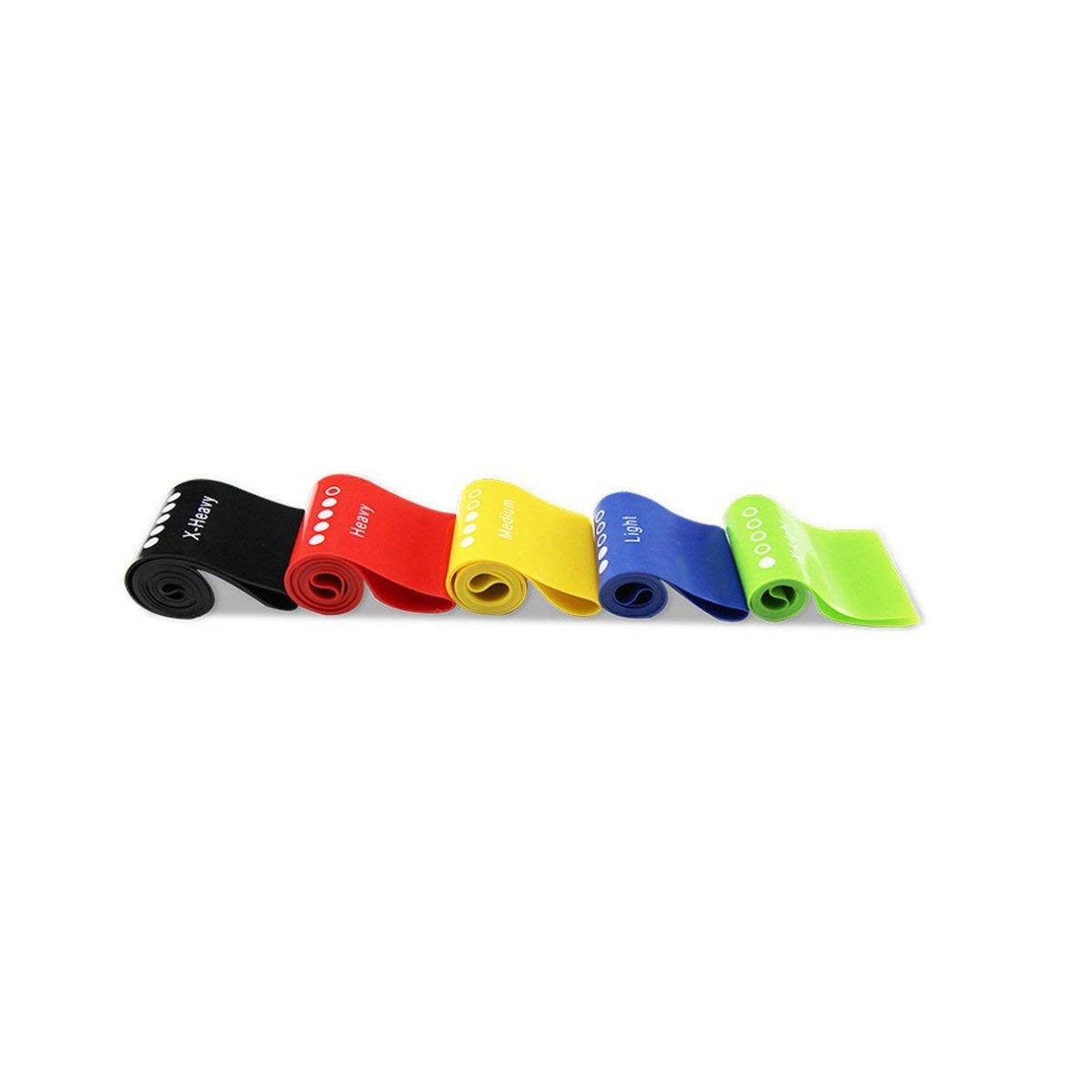 💪 Clicia's Joy Flex & Stretch Resistance Band Set – 5 Piece Fitness Kit