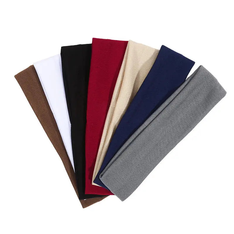 🌟 Clicia's Joy FlexFit™ Stretch Sports Headband Set (7-Pack)