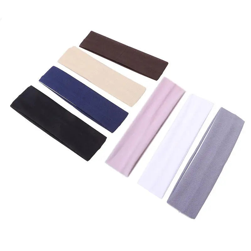 🌟 Clicia's Joy FlexFit™ Stretch Sports Headband Set (7-Pack)