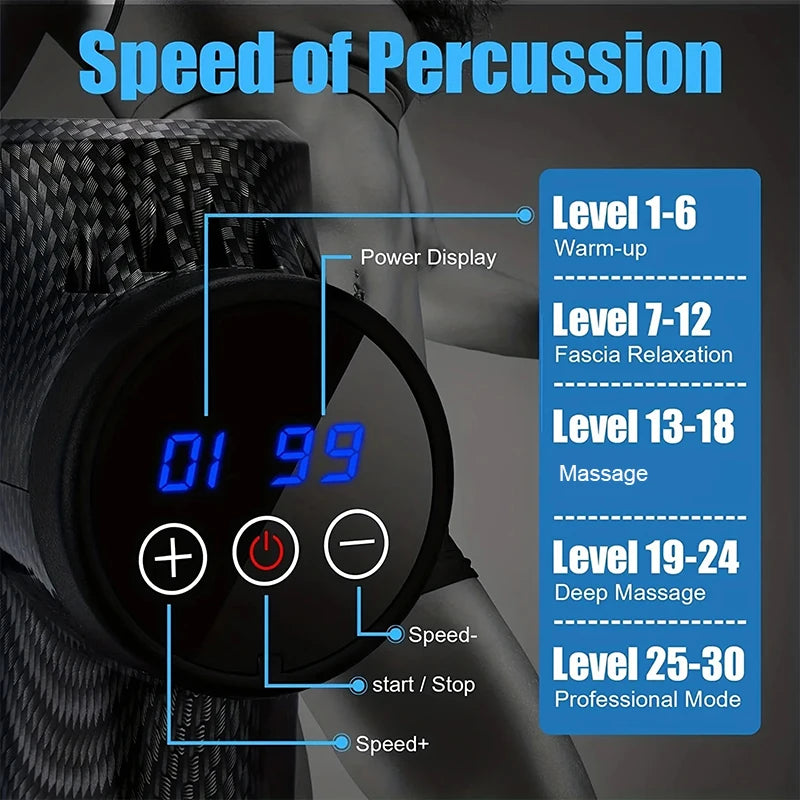 💜 Clicia's Joy RecoverPro™ Deep Tissue 30 Level Massage Gun