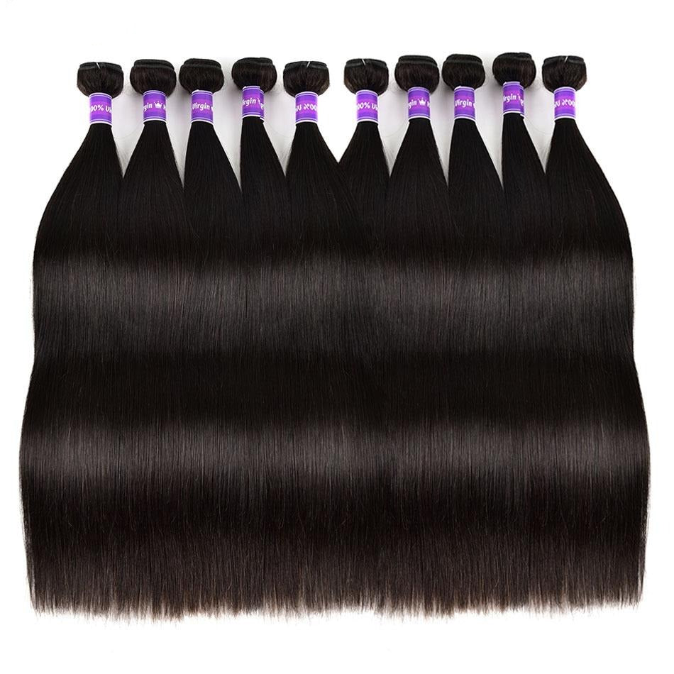 Glow-Up Wholesale 5/6/10/12 Bundles Brazilian Straight Hair 10A Grade Human Ha