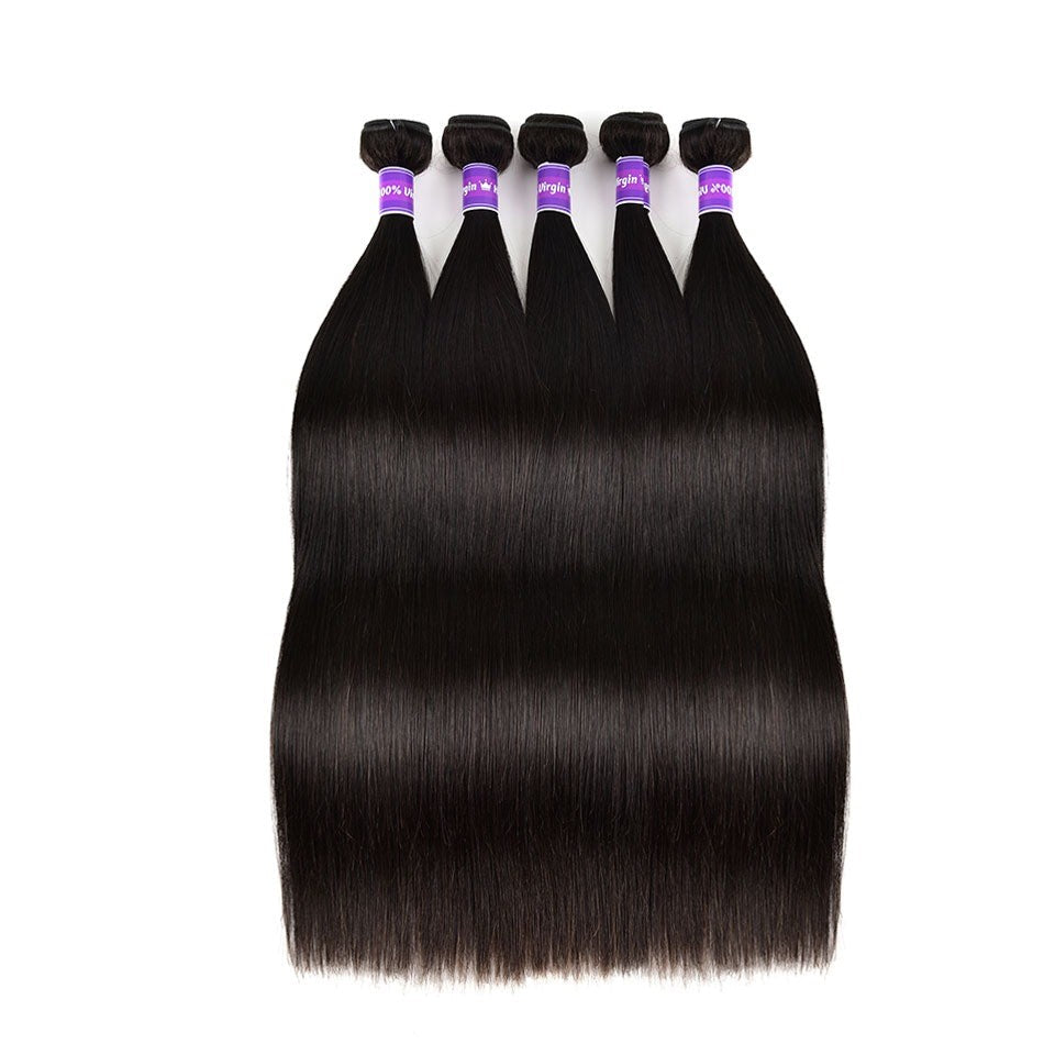Glow-Up Wholesale 5/6/10/12 Bundles Brazilian Straight Hair 10A Grade Human Ha