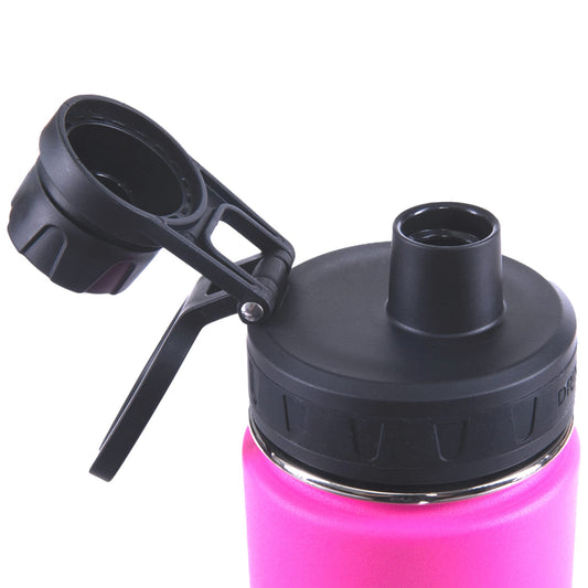 💧 Clicia's Joy Premium 22oz Stainless Steel Sport Bottle - Island Pink