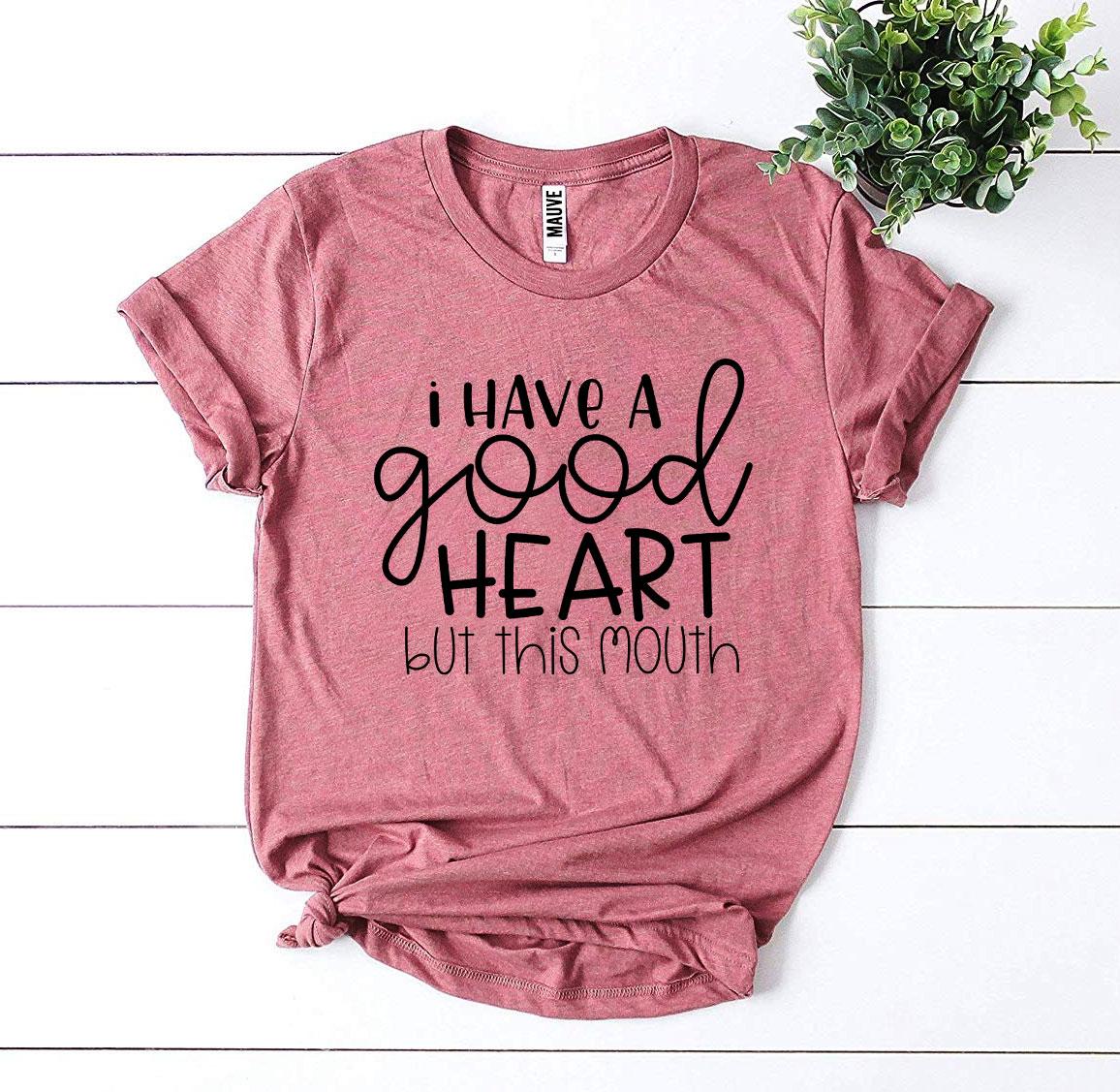 😇 Clicia's Joy I Have a Good Heart But This Mouth™ Graphic Tee