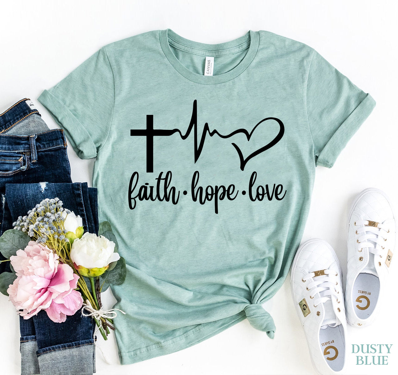 💜 Clicia's Joy Faith • Hope • Love™ Graphic Tee
