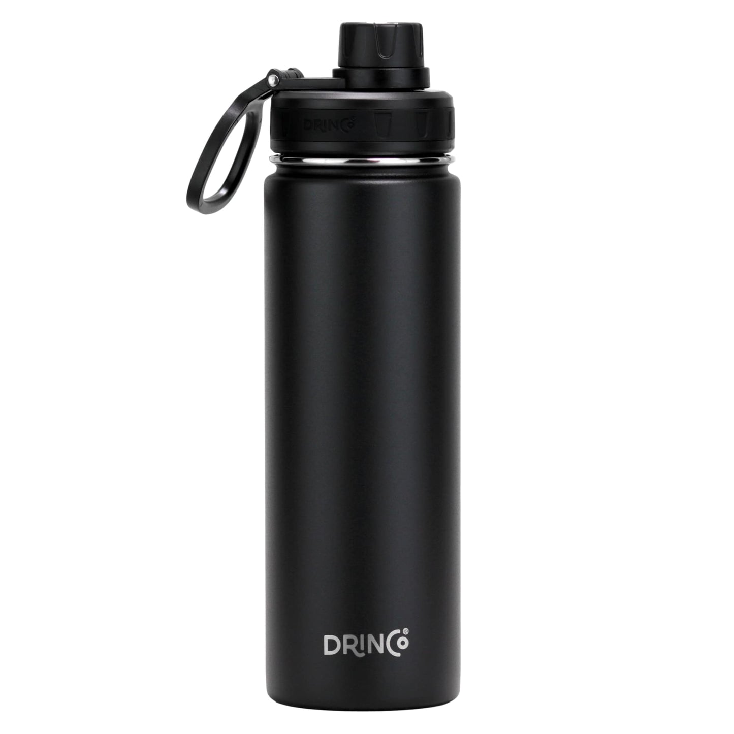 💧 Clicia's Joy Premium 22oz Stainless Steel Sport Bottle - Black