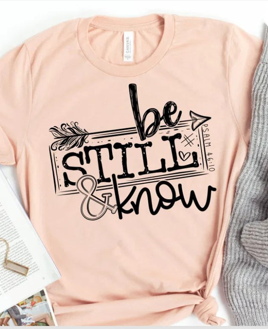 📖 Clicia's Joy Be Still & Know™ Graphic Tee