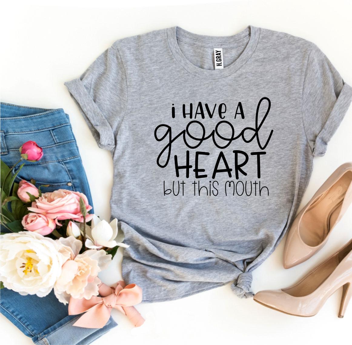 😇 Clicia's Joy I Have a Good Heart But This Mouth™ Graphic Tee