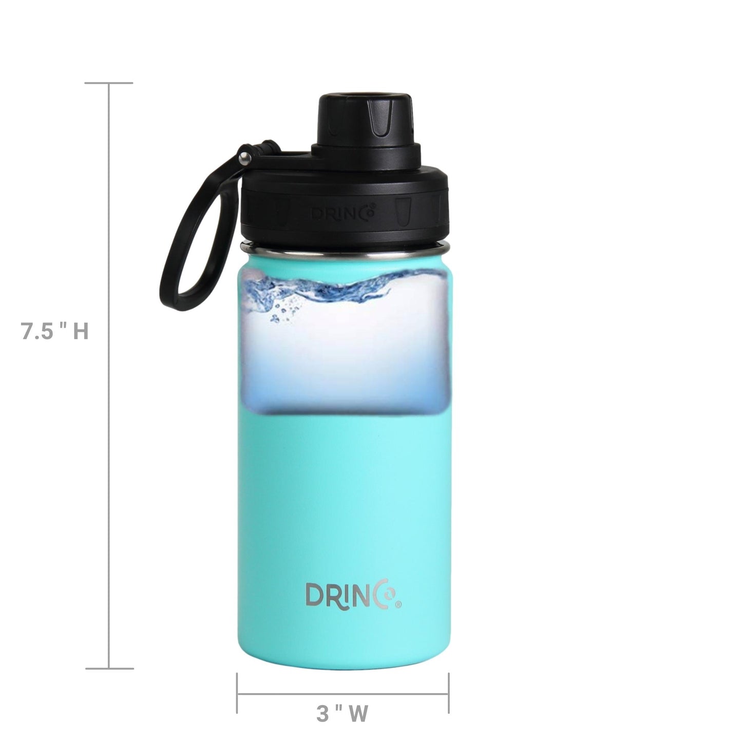 💧 Clicia's Joy Premium 22oz Stainless Steel Sport Bottle- Teal
