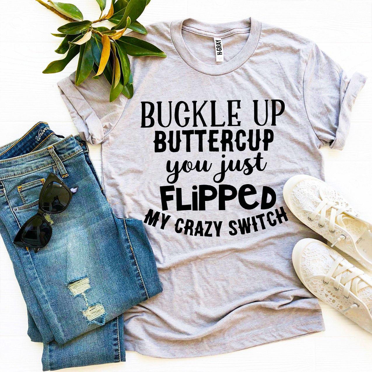 😂 Clicia's Joy Buckle Up Buttercup™ Graphic Tee