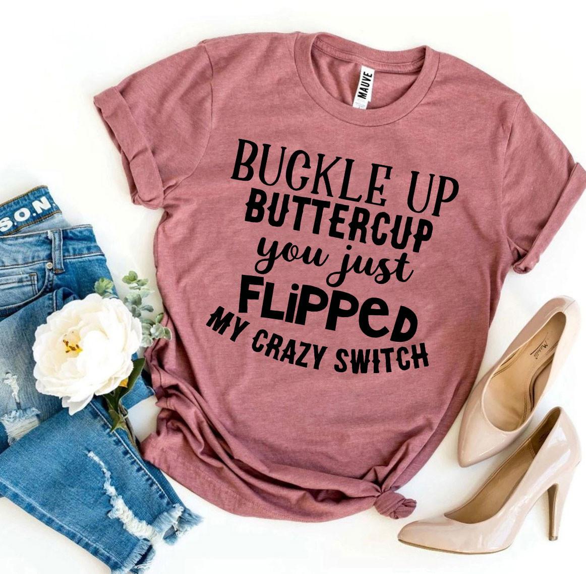 😂 Clicia's Joy Buckle Up Buttercup™ Graphic Tee
