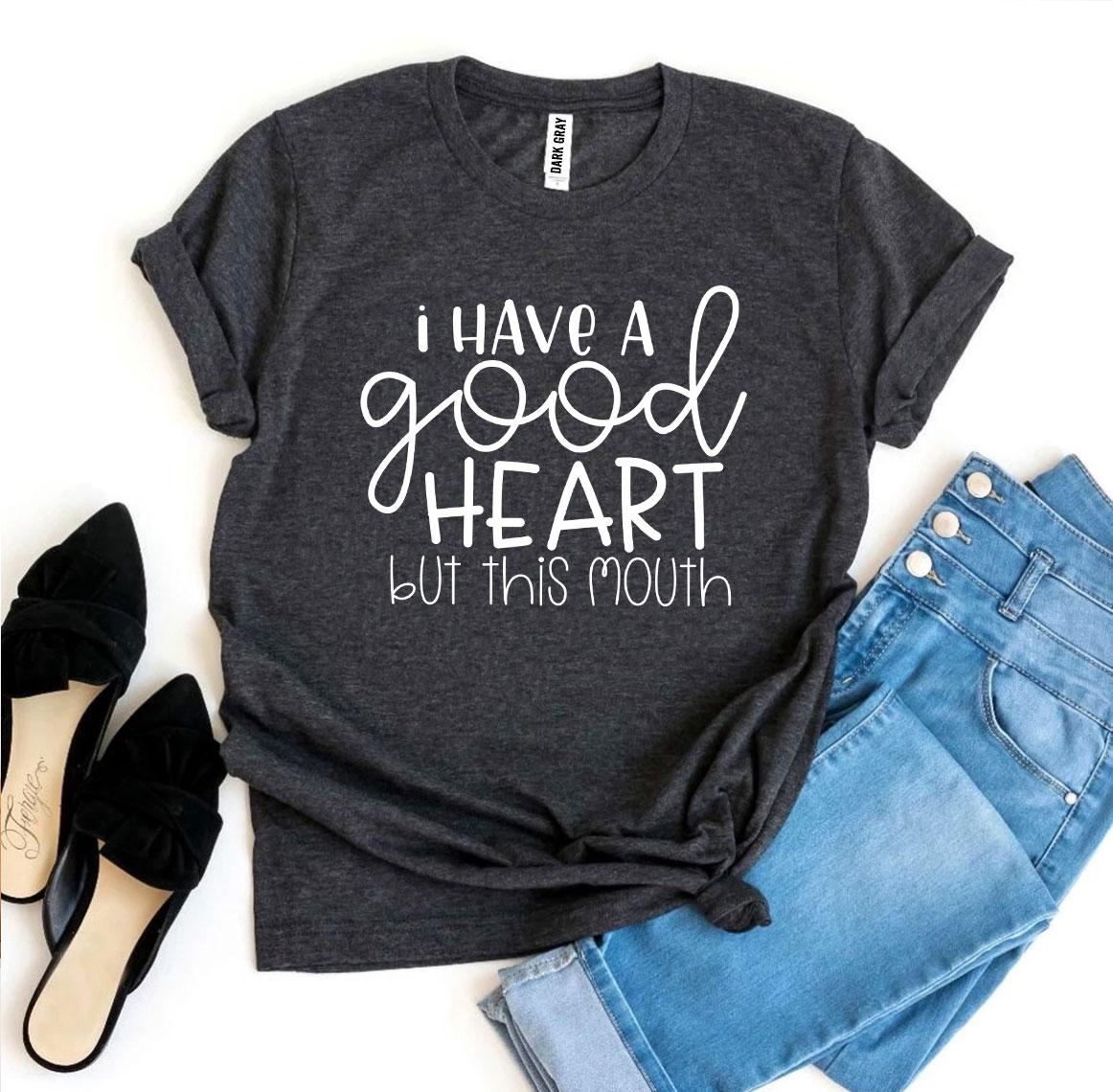 😇 Clicia's Joy I Have a Good Heart But This Mouth™ Graphic Tee