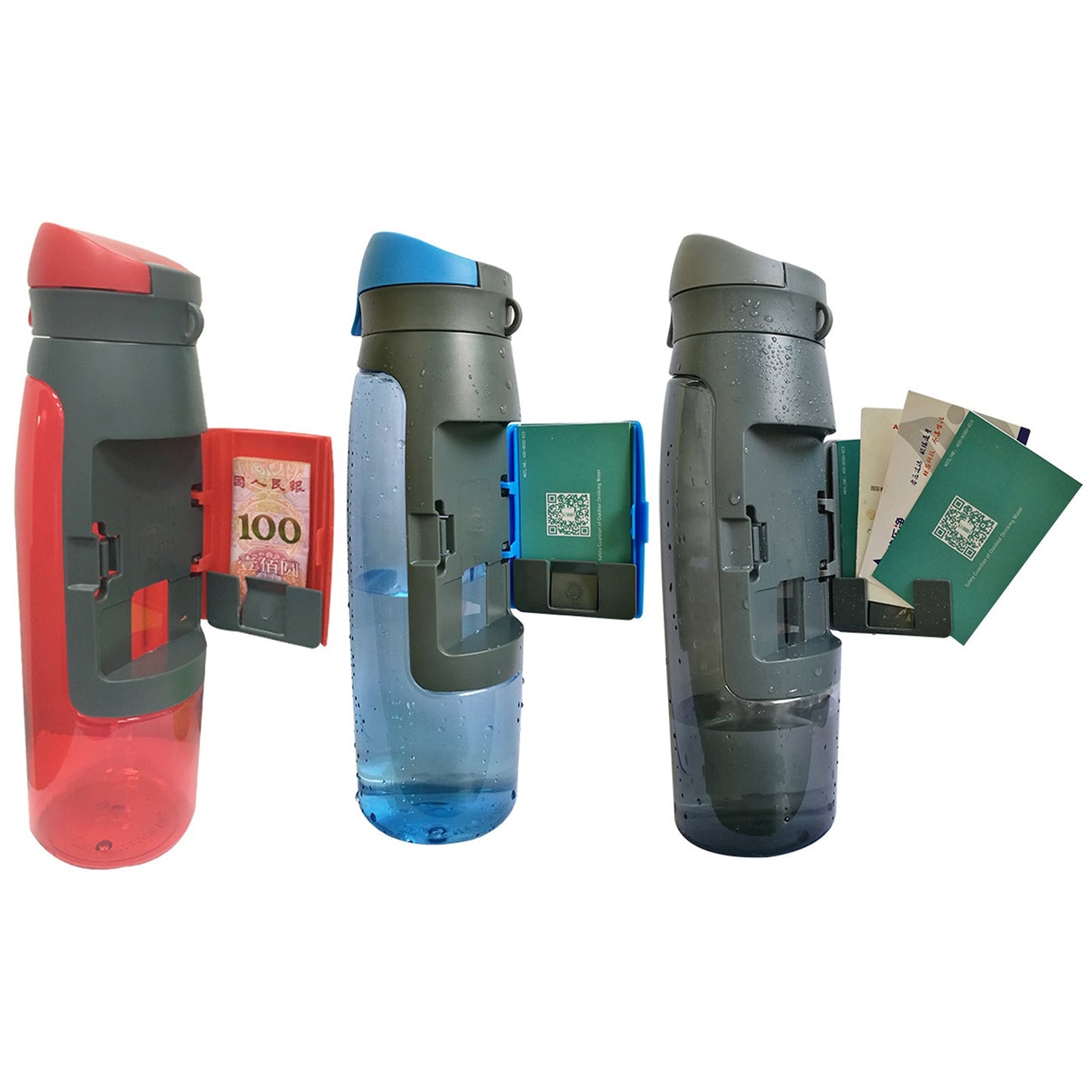 Clicia's Joy SecureSip™ Hidden Storage Water Bottle
