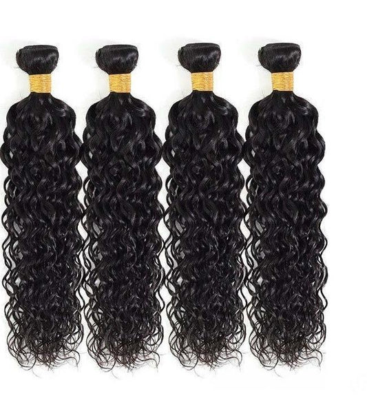Glow-Up BeuMAX 10A Grade 3/4 Bundles Water Wave Peruvian Human Hair Extensions