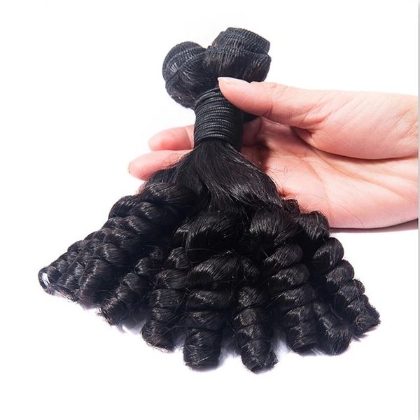 Glow-Up 10A Grade Brazilian 3/4 Funmi Hair Human Hair bundles with 4x4 Closure