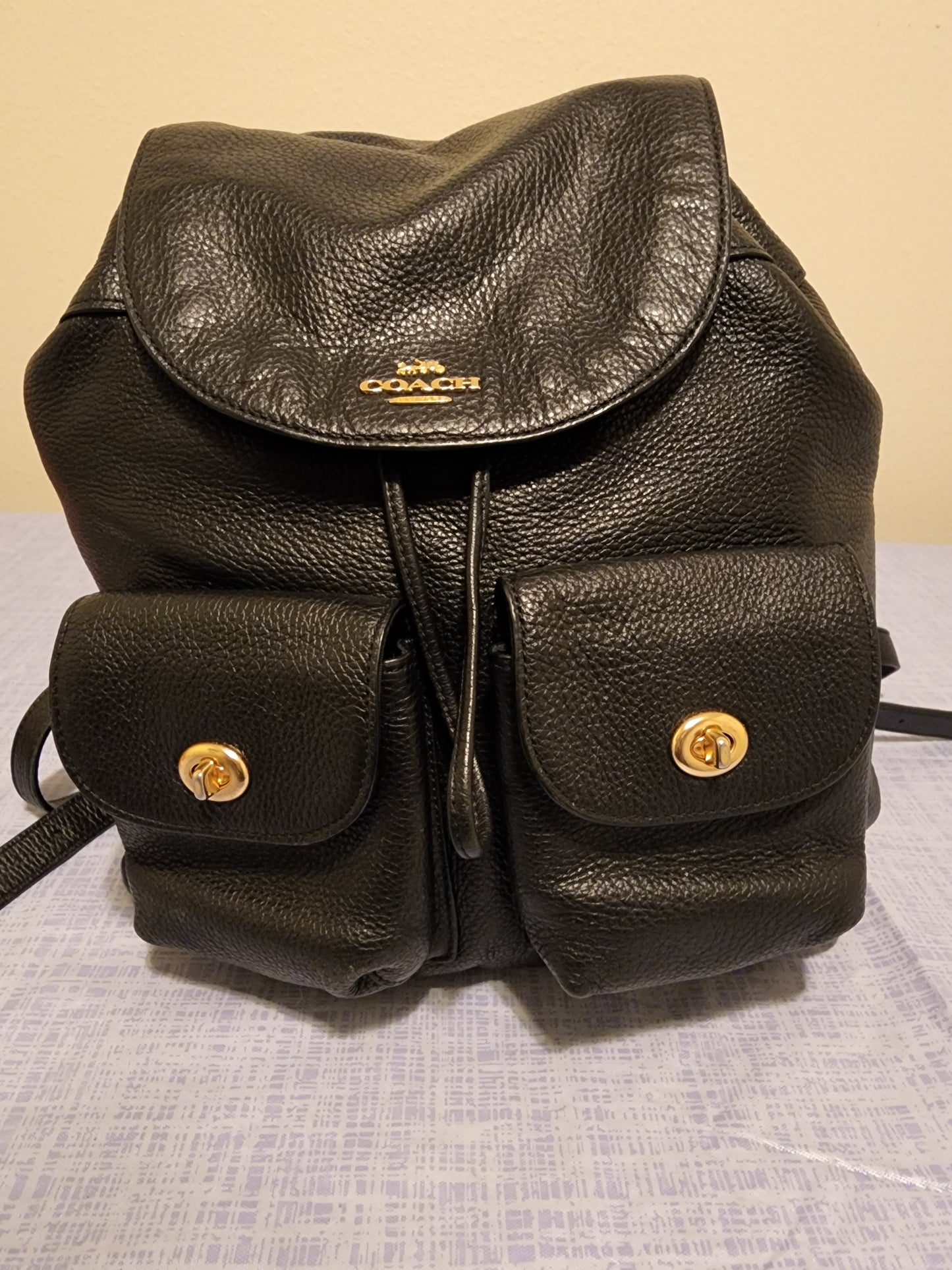 COACH Pennie Backpack 22 in Black
